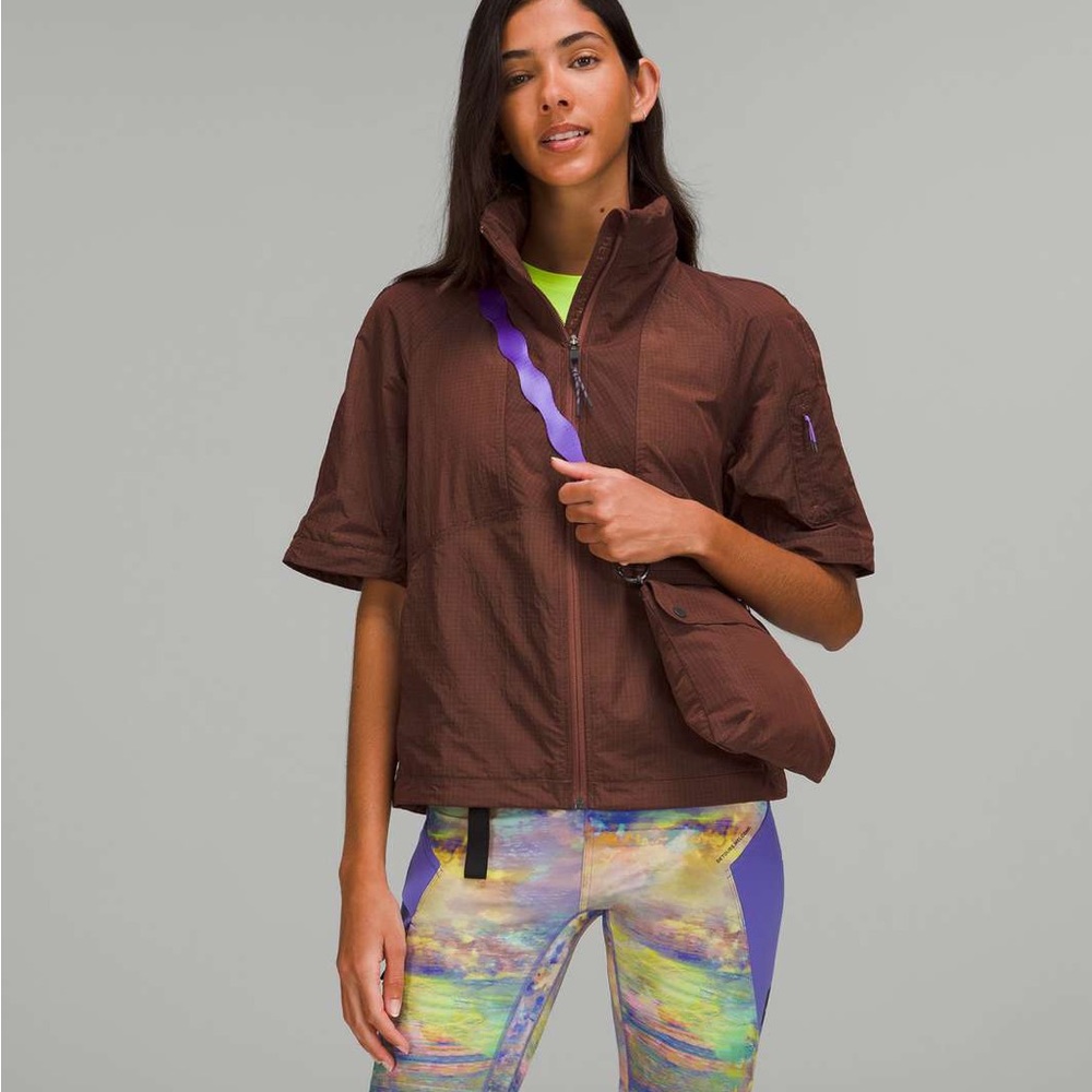 Lululemon Ancient Copper Ripstop Convertible Hiking Jacket 8